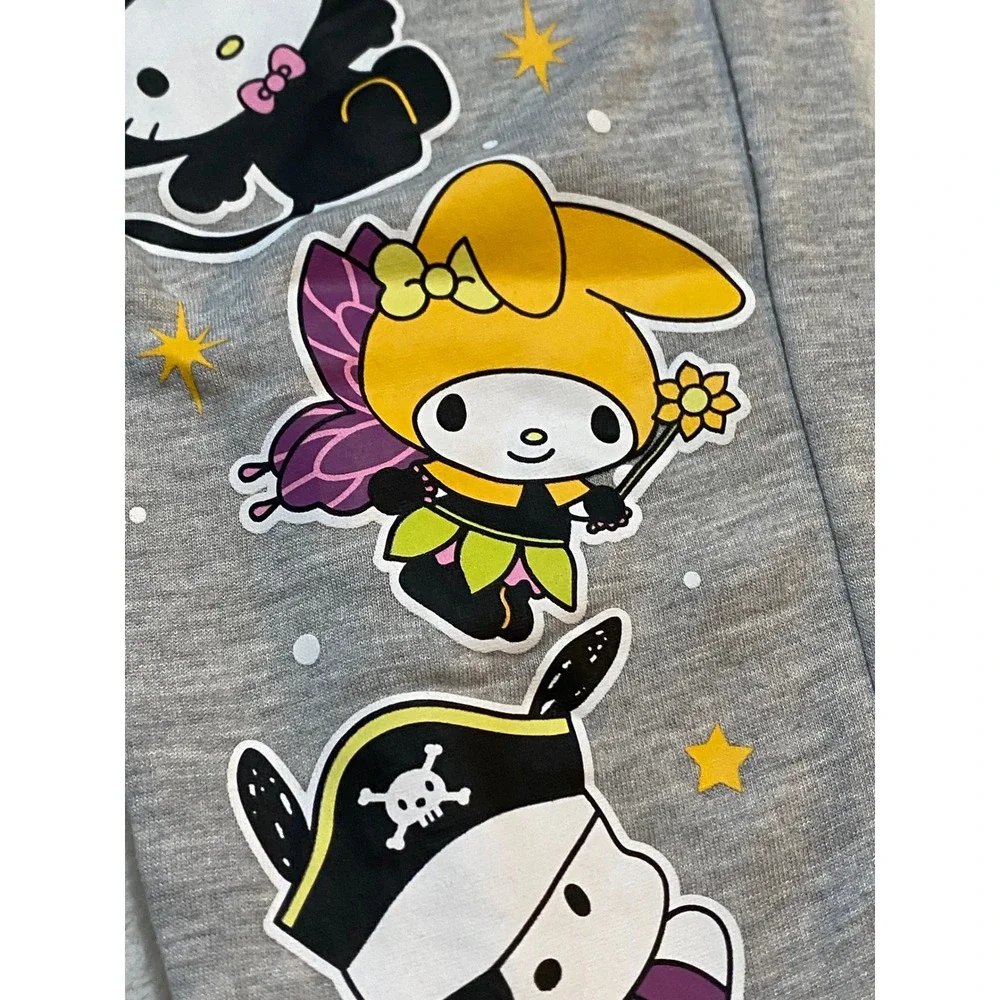 Hello Kitty and Friends Halloween Hoodie and Joggers Set Gray Youth? M/XS